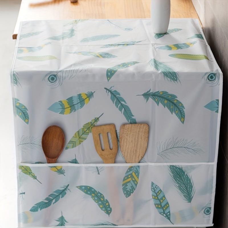 1pc Cartoon Pattern Refrigerator Dust Cover Waterproof Storage Organizer