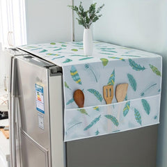 1pc Cartoon Pattern Refrigerator Dust Cover Waterproof Storage Organizer