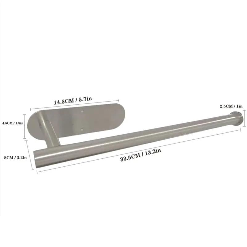 Stainless Steel Tissue Holder with Damping Effect for Kitchen Bathroom Storage