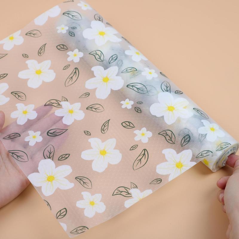 Eco-Friendly Waterproof Shelf Liner, Cuttable Table Pad, Dust-Proof Closet Mat