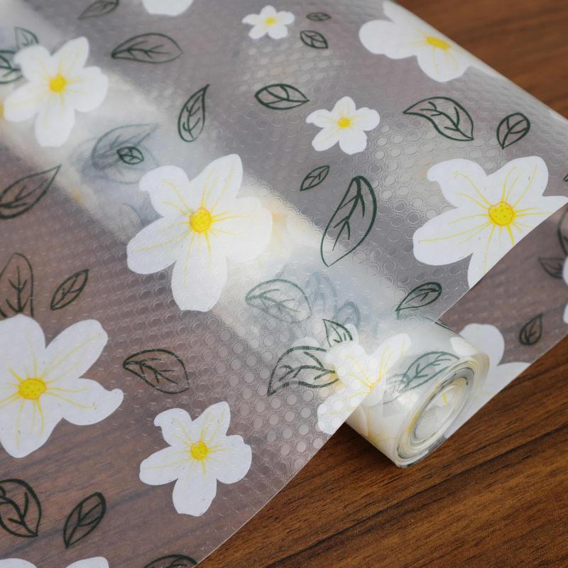 Eco-Friendly Waterproof Shelf Liner, Cuttable Table Pad, Dust-Proof Closet Mat