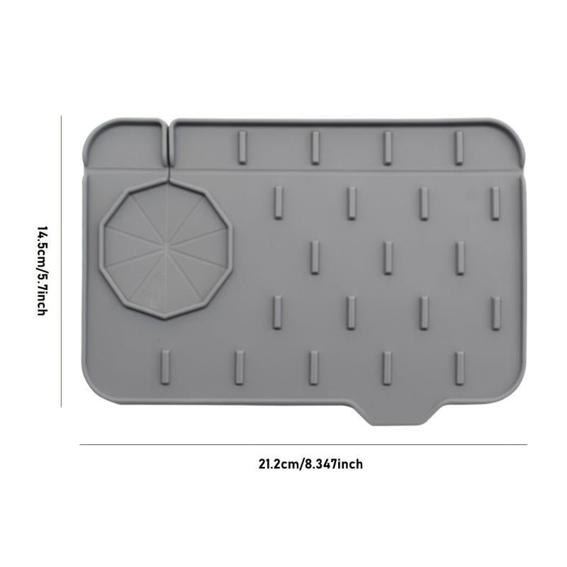 Silicone Sink Faucet Mat Splash Guard Drying Pad