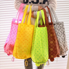Reusable Animal Zipper Tote Bag - Portable & Eco-Friendly Grocery Bag