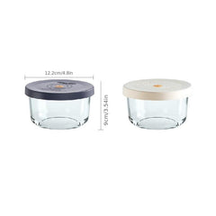 Glass Food Storage Box Leak-proof Fresh-keeping Bowl