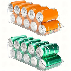 Refrigerator Beverage Storage Box Automatic Filling Sorting Organizer Bins