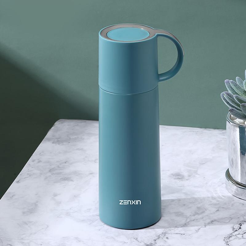 500ml Stainless Steel Vacuum Flask with Cup Lid