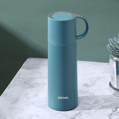 500ml Stainless Steel Vacuum Flask with Cup Lid