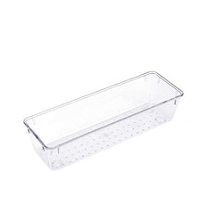 3pcs Clear Drawer Organizer Set for Bathroom and Kitchen