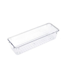 3pcs Clear Drawer Organizer Set for Bathroom and Kitchen