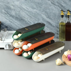 12-Grid Plastic Egg Storage Box for Kitchen and Fridge