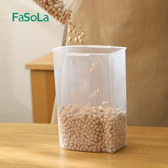 Large Capacity Rice Bucket with Measuring Cup