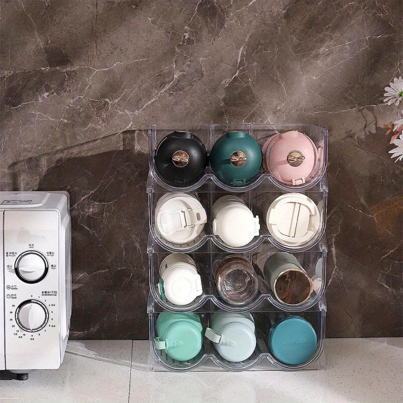 Water Bottle Organizer For Cabinet Kitchen Pantry