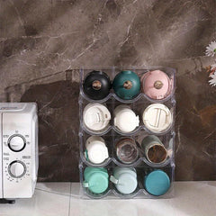 Water Bottle Organizer For Cabinet Kitchen Pantry