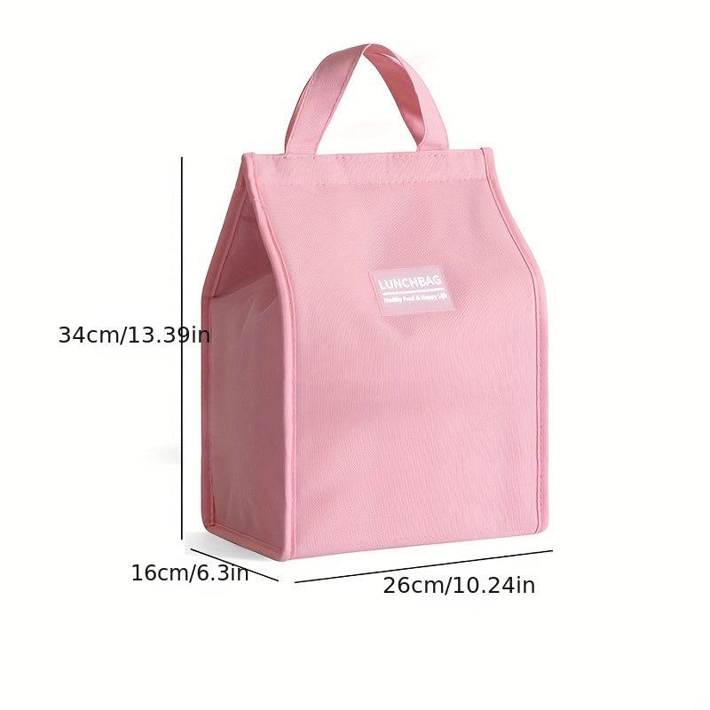 Insulated Lunch Bag, Oxford Cloth, Aluminum Foil, Waterproof Leakproof