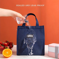 Insulated Lunch Bag, Oxford Cloth, Aluminum Foil, Waterproof Leakproof