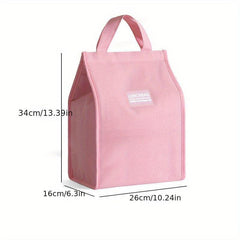 Insulated Lunch Bag, Oxford Cloth, Aluminum Foil, Waterproof Leakproof