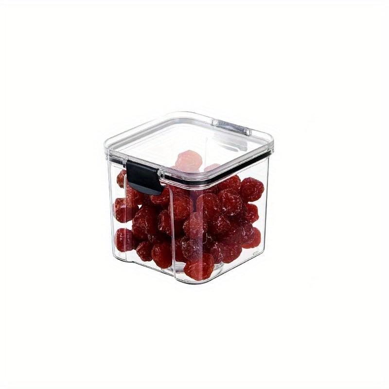 Square Food Storage Containers Flip Top Lids Airtight Jars Fresh keeping Box