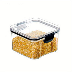 Square Food Storage Containers Flip Top Lids Airtight Jars Fresh keeping Box