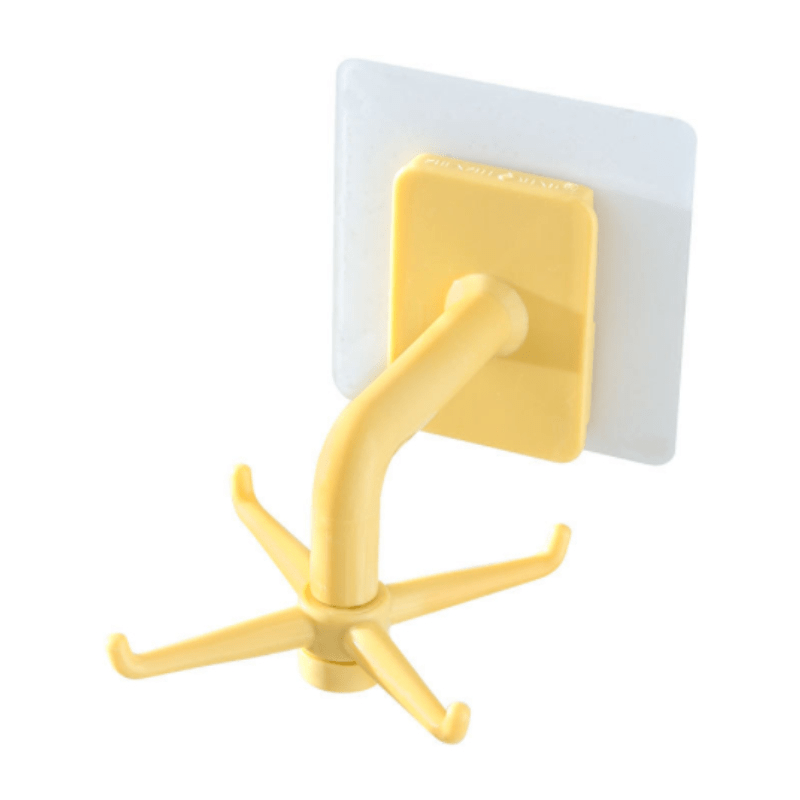 360 Degree Rotatable Universal Hook Self Adhesive Towel Rack