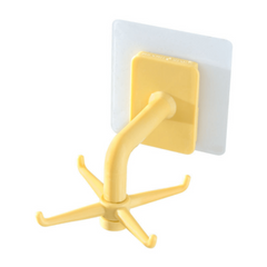 360 Degree Rotatable Universal Hook Self Adhesive Towel Rack