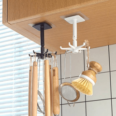 360 Degree Rotatable Universal Hook Self Adhesive Towel Rack