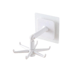 360 Degree Rotatable Universal Hook Self Adhesive Towel Rack