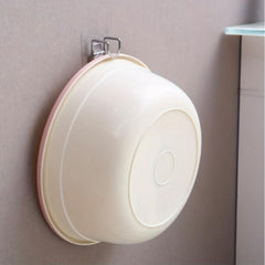 4pcs Stainless Steel Adhesive Hook Bathroom Wall Towel Basin Kitchen Storage Rac