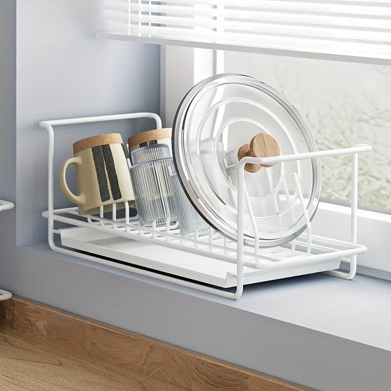 1pc Dish Drying Rack Dish Drain Rack Household Bowl Chopsticks Fork Storage Rack