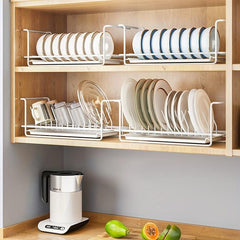 1pc Dish Drying Rack Dish Drain Rack Household Bowl Chopsticks Fork Storage Rack