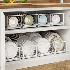 1pc Dish Drying Rack Dish Drain Rack Household Bowl Chopsticks Fork Storage Rack
