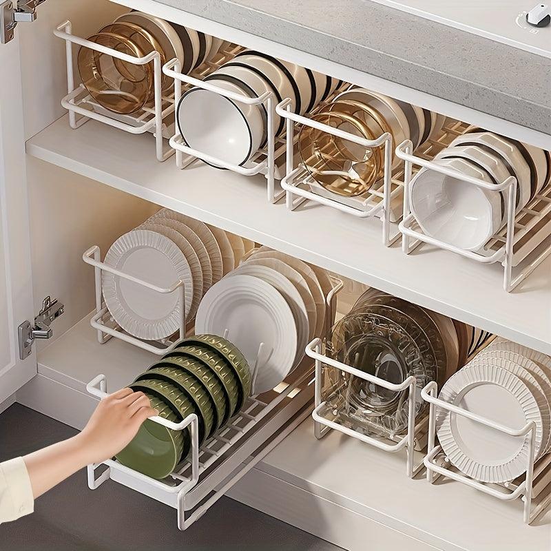 1pc Dish Drying Rack Dish Drain Rack Household Bowl Chopsticks Fork Storage Rack