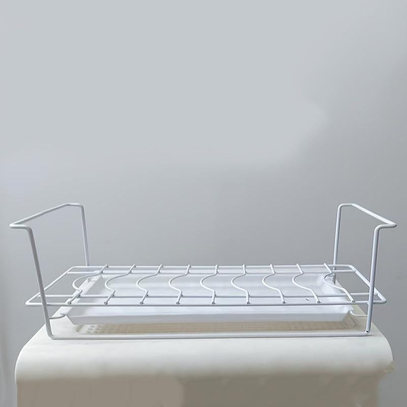 1pc Dish Drying Rack Dish Drain Rack Household Bowl Chopsticks Fork Storage Rack