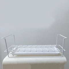 1pc Dish Drying Rack Dish Drain Rack Household Bowl Chopsticks Fork Storage Rack