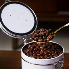 Sealed Iron Cans for Coffee Beans Tea Cans Kitchen Storage Cans