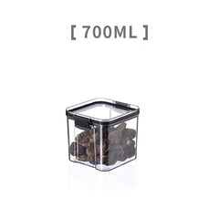 15.5oz Food Storage Container with Lid Clear Plastic Kitchen Pantry Canisters