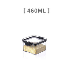 15.5oz Food Storage Container with Lid Clear Plastic Kitchen Pantry Canisters