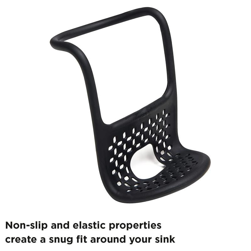 Light Grey Sponge Rack for Faucets & Sink Walls