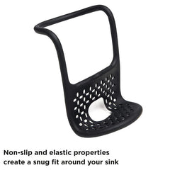 Light Grey Sponge Rack for Faucets & Sink Walls