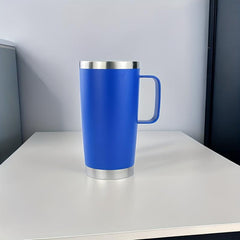 20oz Stainless Steel Thermal Cup with Lid & Straw, Portable for Cars & Homes