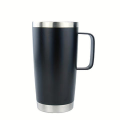 20oz Stainless Steel Thermal Cup with Lid & Straw, Portable for Cars & Homes