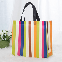 Rainbow Fabric Grocery Bags Waterproof Reusable Non Woven Tote LGBT Pride