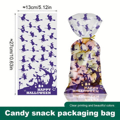 Halloween Candy Treat Bags Bat Pumpkin Demon Spider Web Elements