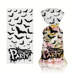 Halloween Candy Treat Bags Bat Pumpkin Demon Spider Web Elements