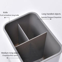 Chopsticks Basket Utensils Storage Rack With Transparent Bottom Cutlery Draw