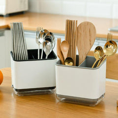 Chopsticks Basket Utensils Storage Rack With Transparent Bottom Cutlery Draw