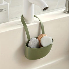 Kitchen Drain Rack Hanging Basket Drying Rack Sink Drain Rack Soap Sponge Holder