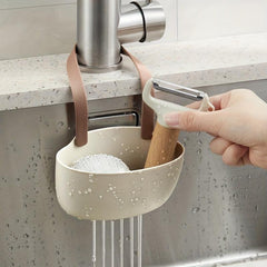 Kitchen Drain Rack Hanging Basket Drying Rack Sink Drain Rack Soap Sponge Holder