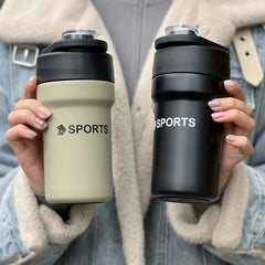 17oz Travel Coffee Mug Insulated Spill Proof with Lid & Straw