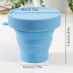 Silicone Collapsible Water Bottle for Travel - Leak Proof