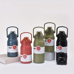 1000ml Stainless Steel Outdoor Water Bottle with Handle